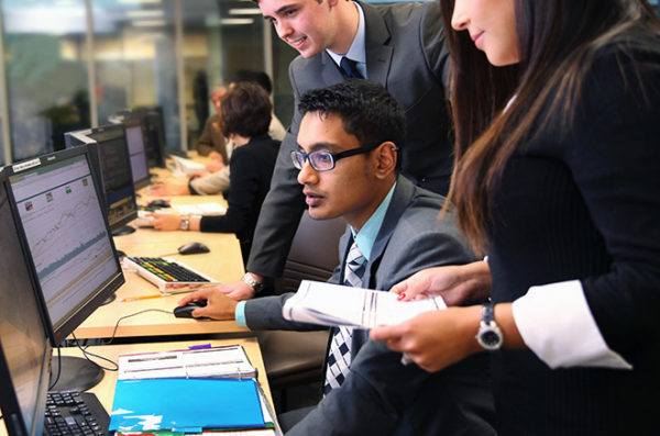 students in a classroom