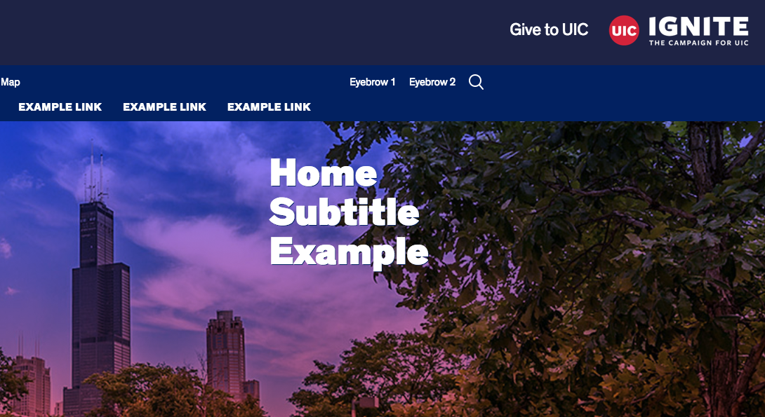 example of use of ignite campaign eyebrow
                  